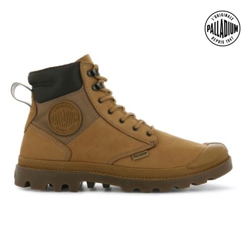 Palladium Pampa Shield WP+ LUX Boots γυναικεια καφε | DMAG35108