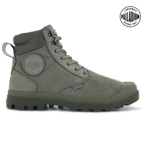 Palladium Pampa Shield WP+ LUX Boots γυναικεια Ελιά | EHPI68190