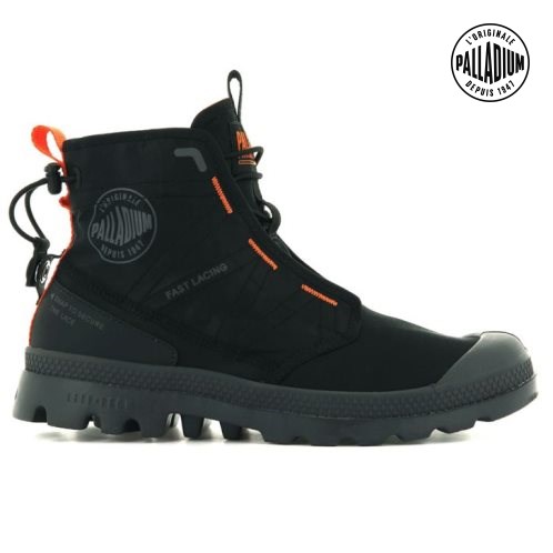 Palladium Pampa Travel Lite Boots γυναικεια μαυρα | UMZJ79326