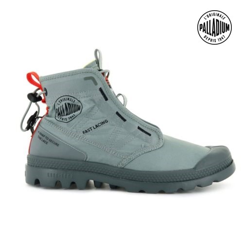 Palladium Pampa Travel Lite Boots γυναικεια γκρι | UWBS57260