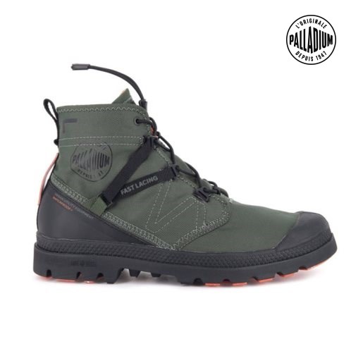 Palladium Pampa Travel Lite+ αδιαβροχα Boots γυναικεια Ελιά | JLEU82473