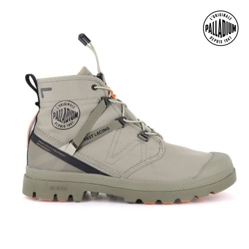 Palladium Pampa Travel Lite+ αδιαβροχα Boots γυναικεια Ελιά | WEPC50674