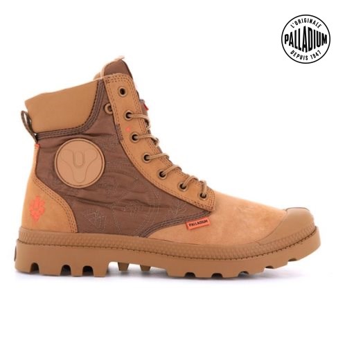 Palladium Pampa X Destiny WPN Boots γυναικεια καφε | HQVJ08371