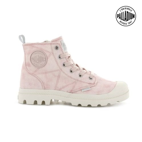 Palladium Pampa Zip Desertwash Boots γυναικεια ροζ | IBAN42536