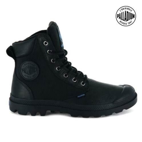 Palladium Pampa Αθλητικά Cuff WPN Boots γυναικεια μαυρα | CRBM23904